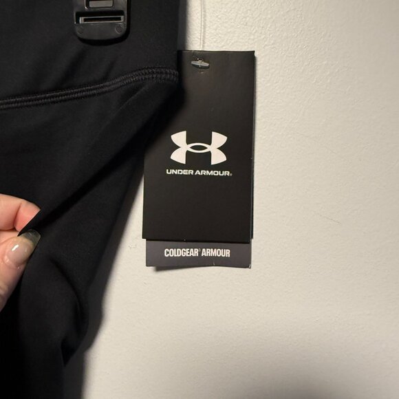 Under Armour ColdGear® Women's Leggings NWT Large Tall Black - Picture 4 of 7